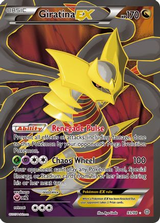 XY  Ancient Origins  093 Giratina EX (93 Full Art)  - Holofoil - Ultra Rare