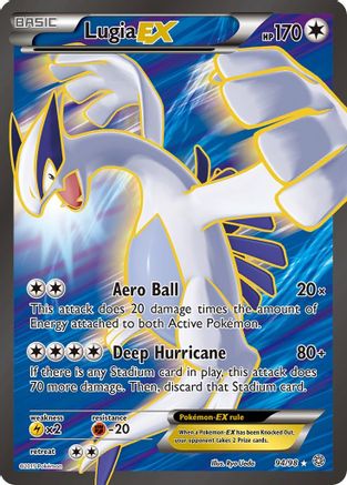 XY  Ancient Origins  094 Lugia EX (94 Full Art)  - Holofoil - Ultra Rare