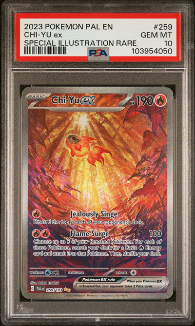 SV02 Paldea Evolved  259/193 PSA10 #103954050 Chi-Yu ex - Holofoil - Special Illustration Rare
