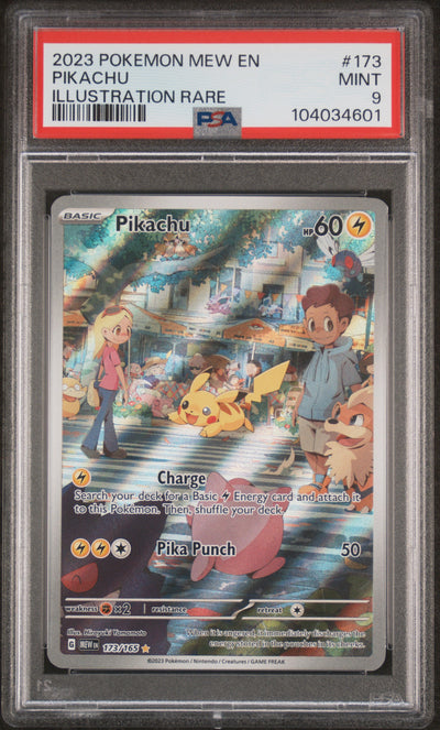 SV Scarlet & Violet 151  173/165 PSA9 #104034601 Pikachu  - Holofoil - Illustration Rare