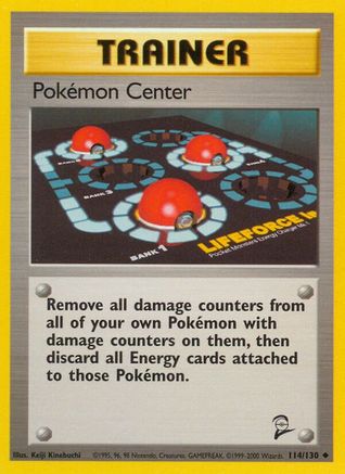 Base Set 2  114/130 Pokemon Center  - Uncommon