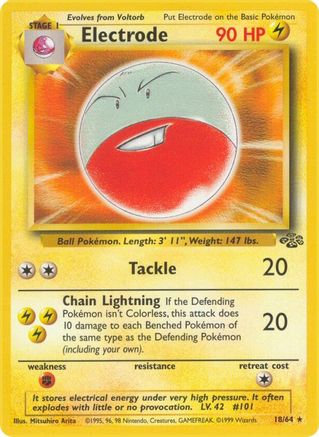 Jungle  018/64 Electrode (18)  - Unlimited - Rare