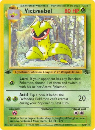 Jungle  030/64 Victreebel (30)  - 1st Edition - Rare