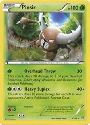 XY  BREAKthrough  003 Pinsir  - Uncommon