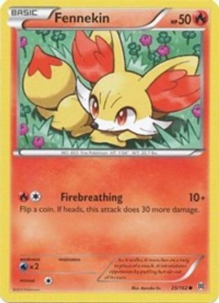 XY  BREAKthrough  025/162 Fennekin  - Common