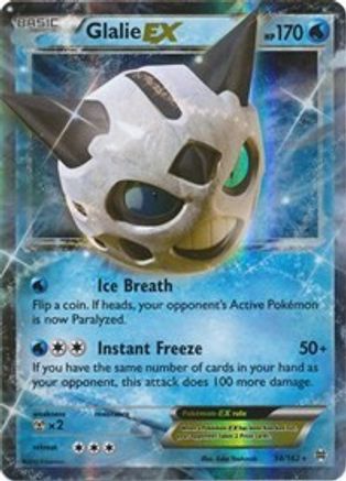 XY  BREAKthrough  034/162 Glalie EX  - Holofoil - Ultra Rare