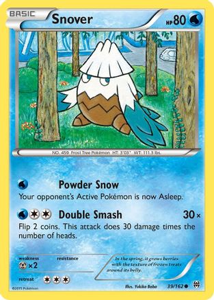 XY  BREAKthrough  039 Snover  - Reverse Holofoil - Common