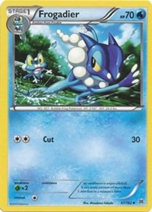 XY  BREAKthrough  047 Frogadier  - Reverse Holofoil - Uncommon