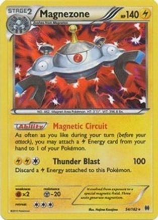 XY  BREAKthrough  054/162 Magnezone  - Holofoil - Holo Rare
