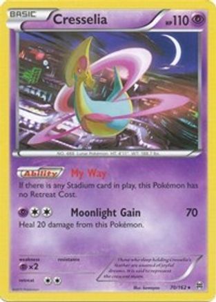 XY  BREAKthrough  070/162 Cresselia  - Reverse Holofoil - Rare