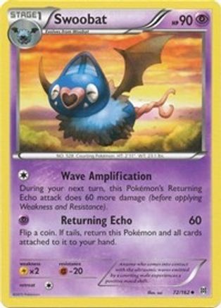 XY  BREAKthrough  072 Swoobat  - Uncommon