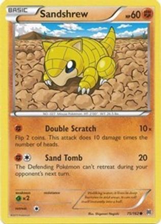 XY  BREAKthrough  075/162 Sandshrew  - Common