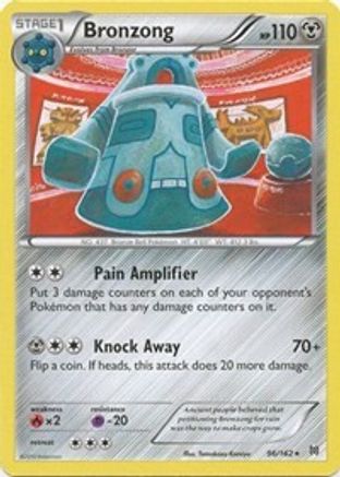 XY  BREAKthrough  096/162 Bronzong  - Reverse Holofoil - Rare