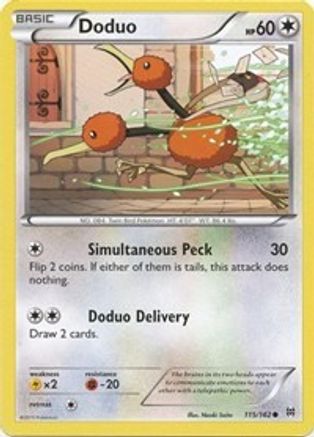 XY  BREAKthrough  115 Doduo (115)  - Common