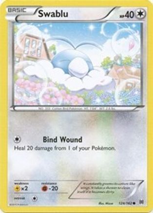 XY  BREAKthrough  124/162 Swablu  - Common