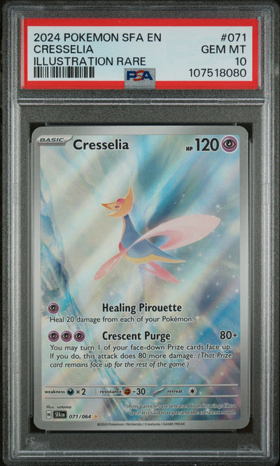 SV Shrouded Fable  071/064 PSA10 #107518080 Cresselia  - Holofoil - Illustration Rare