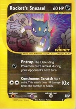 Best of Promos  Rocket's Sneasel - 5 [Winner]  - Promo
