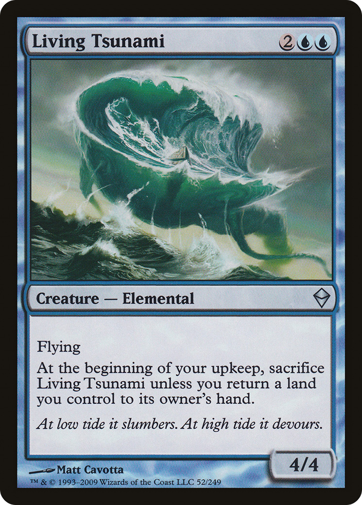 Zendikar - (ZEN-052) - Living Tsunami