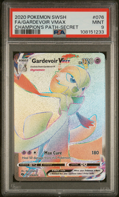 Champions Path  076/73 PSA9 #108151233 Gardevoir VMAX (Secret)  - Holofoil - Secret Rare