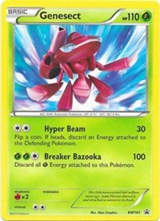 Black and White Promos  BW101 Genesect  - Promo