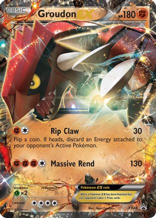 XY Promos  XY42 Groudon EX  - Holofoil - Promo