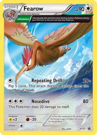 XY Promos  XY57 Fearow  - Holofoil - Promo