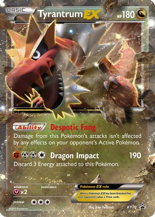 XY Promos  XY70 Tyrantrum EX  - Holofoil - Promo