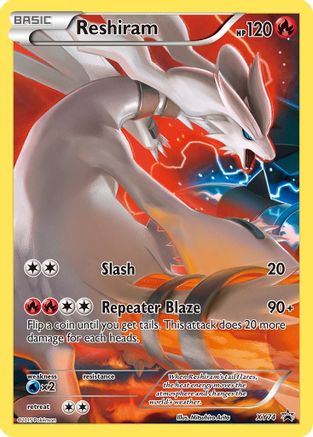 XY Promos  XY74 Reshiram (Full Art Promo)  - Holofoil - Promo