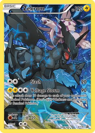 XY Promos  XY76 Zekrom (Full Art Promo)  - Holofoil - Promo