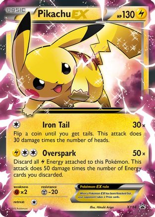 XY Promos  XY84 Pikachu EX  - Holofoil - Promo
