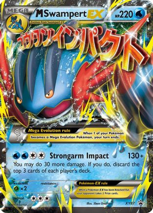XY Promos  XY87 M Swampert EX  - Holofoil - Promo