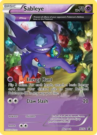 XY Promos  XY92 Sableye  - Holofoil - Promo