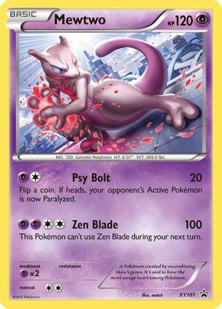 XY Promos  XY101 Mewtwo  - Holofoil - Promo
