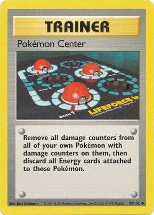 Base Set  085/102 Pokemon Center  - Uncommon