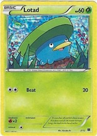 McDonalds Promos 2015 /12 Lotad - 2/12  - Holofoil - Promo
