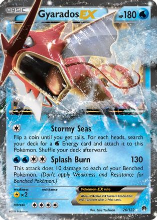XY  BREAKpoint  026/122 Gyarados EX  - Holofoil - Ultra Rare