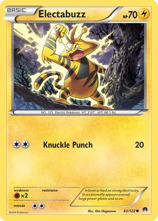XY  BREAKpoint  042/122 Electabuzz  - Common