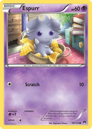 XY  BREAKpoint  058/122 Espurr  - Common
