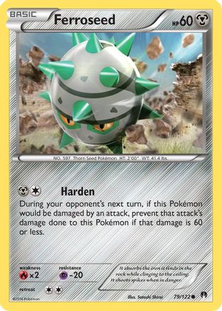 XY  BREAKpoint  079 Ferroseed  - Common