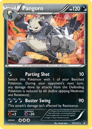 XY  BREAKpoint  075 Pangoro  - Rare