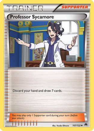 XY  BREAKpoint  107/122 Professor Sycamore  - Uncommon