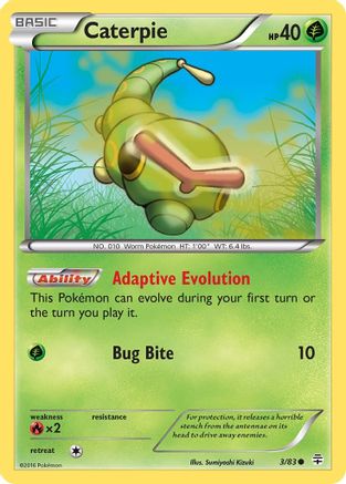 Generations  003/83 Caterpie  - Common