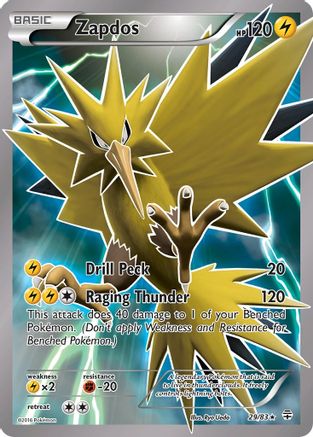 Generations  029/83 Zapdos  - Holofoil - Holo Rare