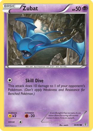 Generations  030/83 Zubat  - Common