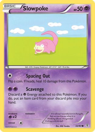 Generations  032/83 Slowpoke  - Common