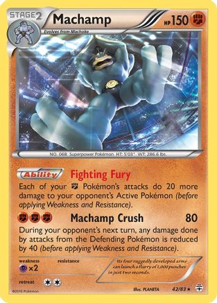 Generations  042/83 Machamp  - Holofoil - Holo Rare
