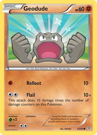 Generations  043 Geodude  - Common