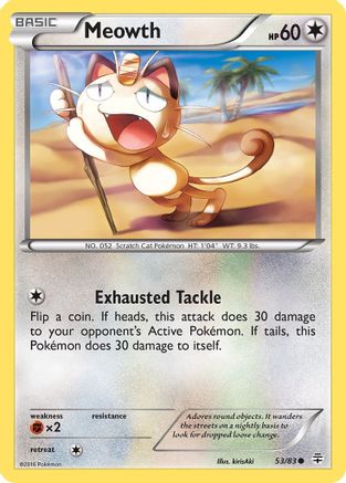 Generations  053/83 Meowth  - Common