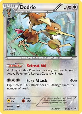 Generations  056/83 Dodrio  - Rare
