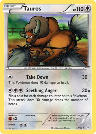 Generations  057/83 Tauros  - Rare